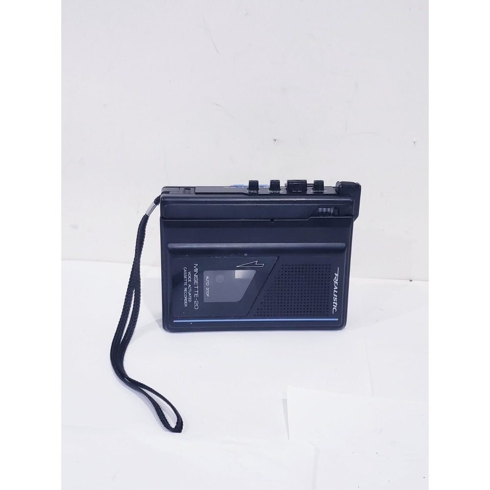 Realistic Minisette-20 Cassette Tape Player Recorder Model 14-1055 Tested